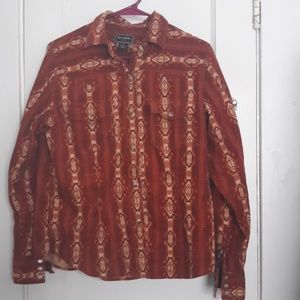 Western corduroy button up! Possibly vintage!